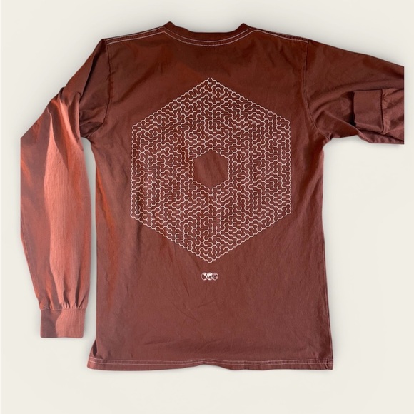 Odesza Tour - burnt orange long sleeve tee - Picture 2 of 2